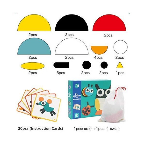 بزل الحيوانات الخشبية 🧩😍