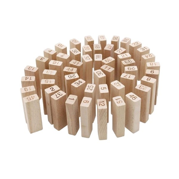 🧱 لعبة جينجا الخشبية – توازن، تحدي وتعلم! 🎲✨