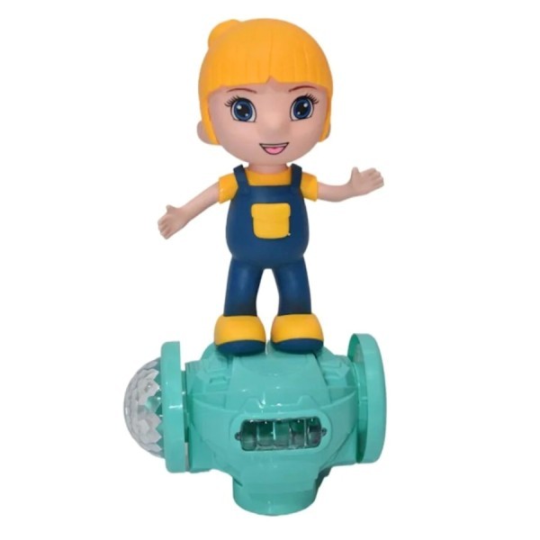 سكوتر المضيء الدوار 🛴🎶✨