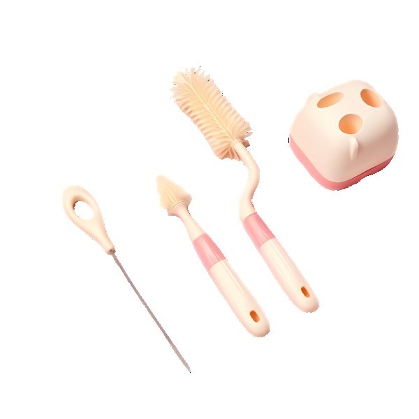 مجموعة فراشي التنظيف الزهري 🩷