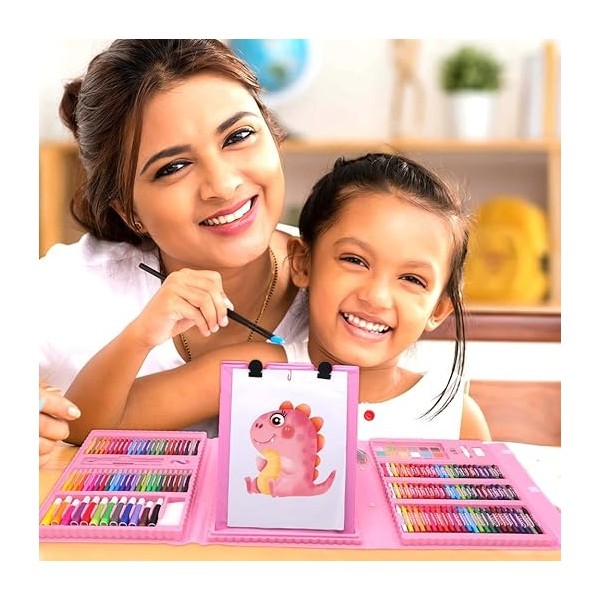 صندوق الالوان باللون الزهري 💕