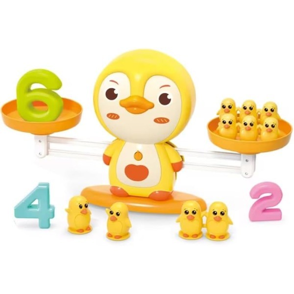لعبة العد والتوازن 🐧🐸🐥