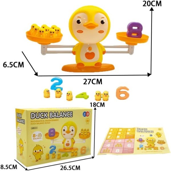 لعبة العد والتوازن 🐧🐸🐥