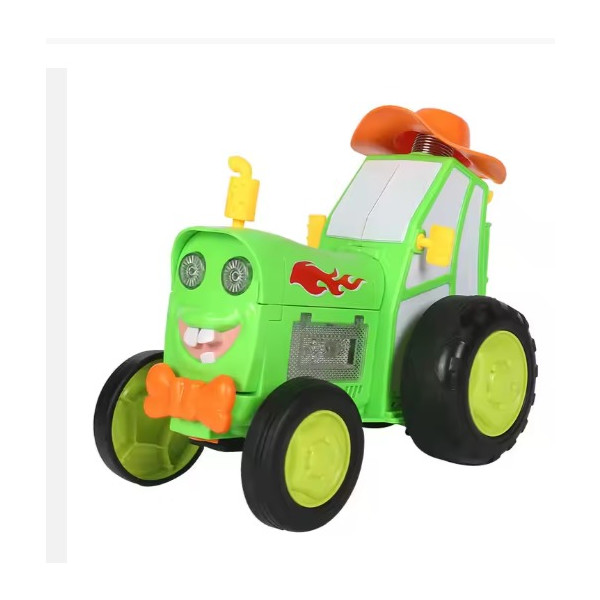 السيارة البهلوانية باللون الأخضر 💚