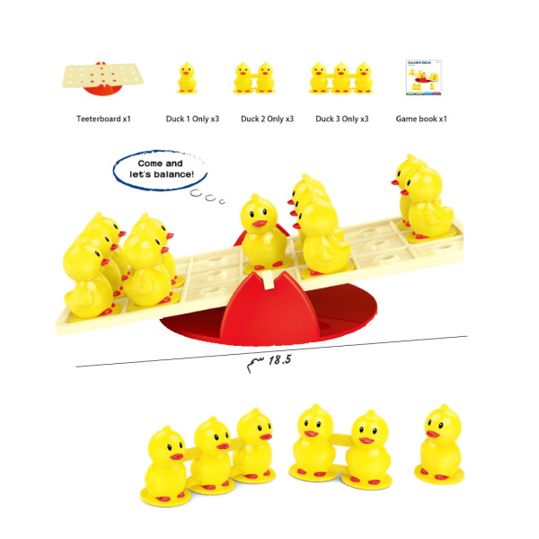 لعبة توازن البط 🐤🐥