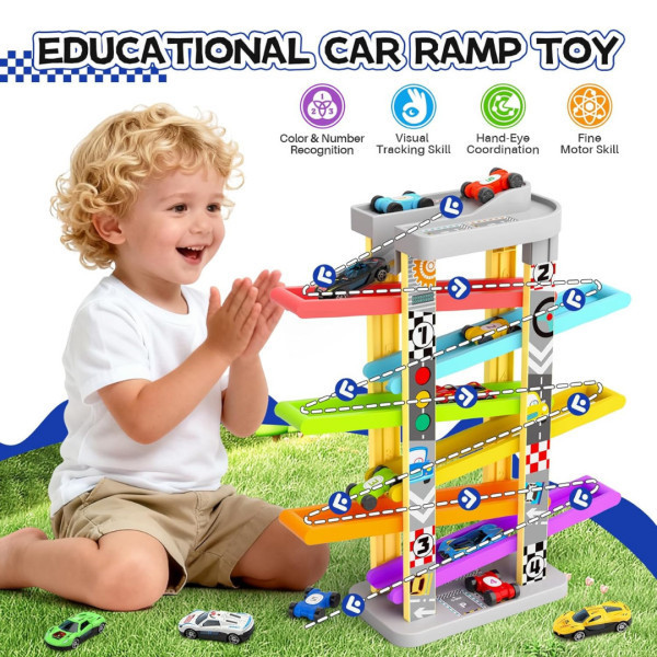 منحدر السيارات والحلقات