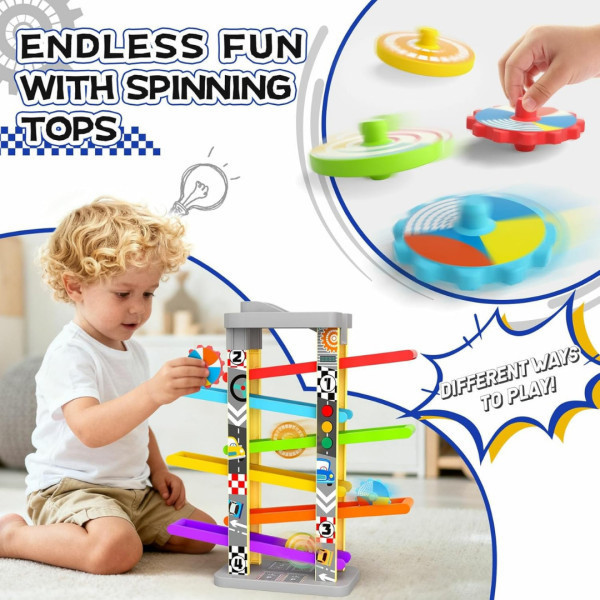 منحدر السيارات والحلقات