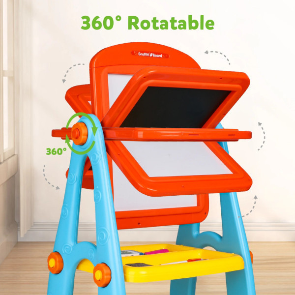 اللوح التعليمي باللون الازرق