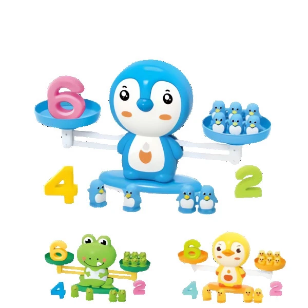 لعبة العد والتوازن 🐧🐸🐥