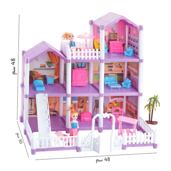قصر الدمى 128 قطعة