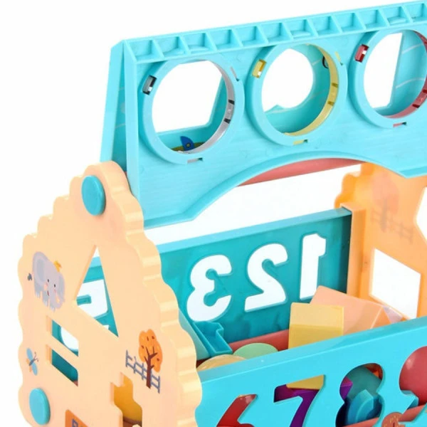 puzzle building block hammer ball house