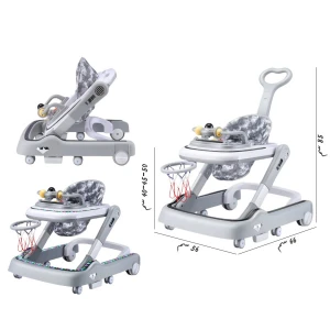 كراجة مع واكر مزودة بمرمى كرة مع يد قابلة للازالة